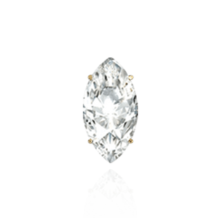 14K Gold Marquise Shape Four Prong Basket Earrings