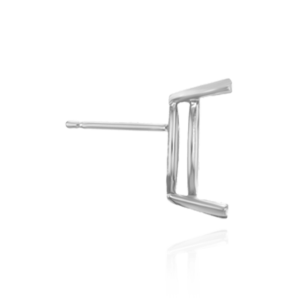 Marquise Shape V-End Double Wire Earrings