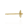 Pearl Cup Earrings with Peg