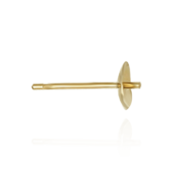 Pearl Cup Earrings with Peg