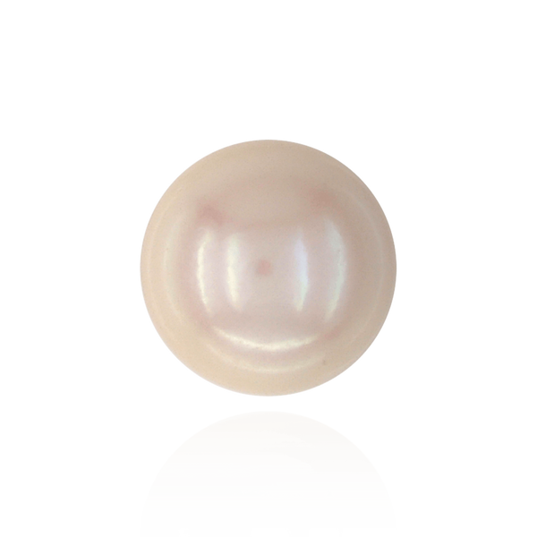 Pearl Cup Earrings with Peg in 14K Yellow Gold