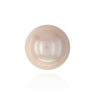 Pearl Cup Earrings with Peg in 14K Yellow Gold