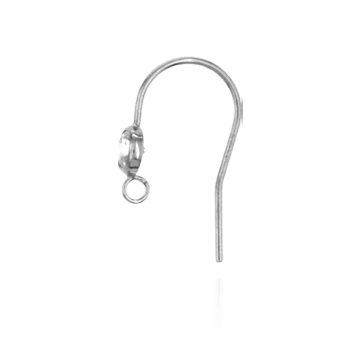 Shepherd Hook with CZ Included (19 x 10 mm)