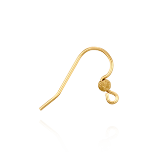 Shepherd Hook with 3 mm Stardust Bead (21 x 8 mm)