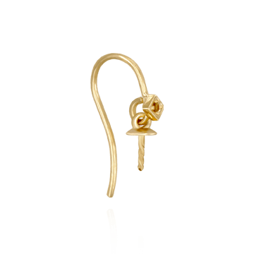 Accented Shepherd Hook with 4 mm Cup (19 x 10 mm)