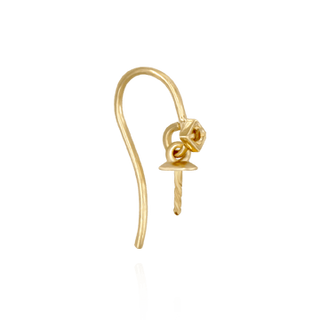 Accented Shepherd Hook with 4 mm Cup (19 x 10 mm)