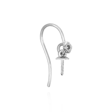 Accented Shepherd Hook with 4 mm Cup (19 x 10 mm)