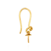 Accented Shepherd Hook with 4 mm Cup (23 x 9 mm)