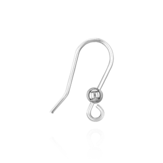 Shepherd Hook with 3 mm Bead (15 x 10 mm)