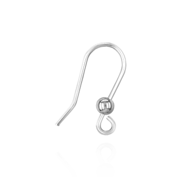 Shepherd Hook with 3 mm Bead (15 x 10 mm)