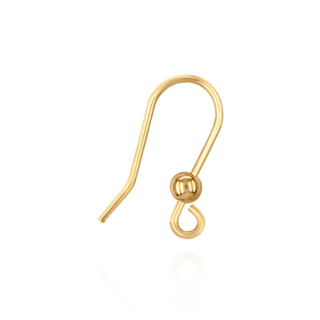 Shepherd Hook with 3 mm Bead (15 x 10 mm)