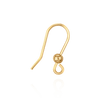 Shepherd Hook with 3 mm Bead (15 x 10 mm)