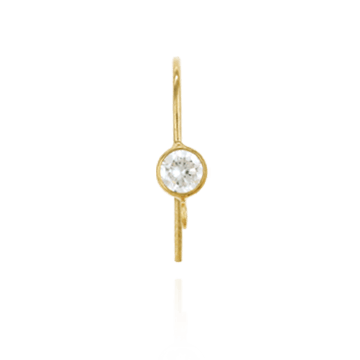 Shepherd Hook with CZ Included (19 x 10 mm)