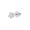 Round Four Prong Basket Earring with Lab Grown Diamonds in 14K Gold