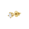 Round Four Prong Basket Earring with Lab Grown Diamonds in 14K Gold