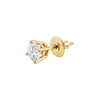 Round Four Prong Basket Earring with Lab Grown Diamonds in 14K Gold