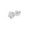Round Four Prong Basket Earring with Lab Grown Diamonds in 14K Gold
