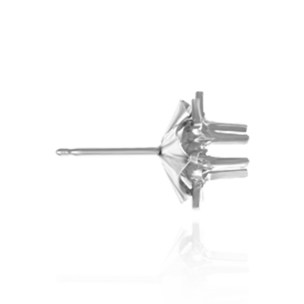 Round Spoke Reflector Earrings with Push Post