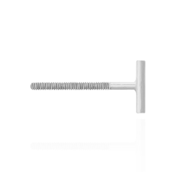 Threaded (Screw) Ear Post with Bar (.034" x 7/16")