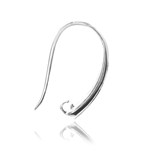Shepherd Hook with 6 mm Pearl Cup (19 x 12 mm)