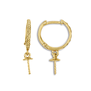 Round Click-In Leverback with 6 mm Cup (20 x 12 mm)