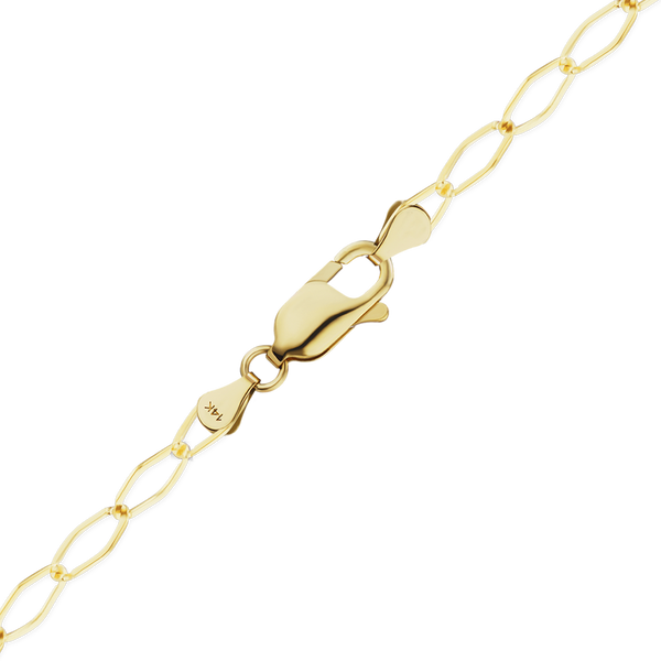 Finished Extension Anklet in 14K Yellow Gold (2.00 mm)