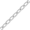 Bulk / Spooled Elongated Cable Chain in 14K White Gold (1.10 mm - 2.20 mm)