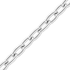 Bulk / Spooled Elongated Cable Chain in 14K White Gold (0.85 mm - 2.20 mm)