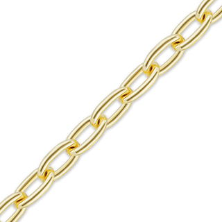 Bulk / Spooled Elongated Cable Chain in 14K & 18K Yellow Gold (0.85 mm - 5.90 mm)