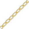 Bulk / Spooled Elongated Cable Chain in 14K & 18K Yellow Gold (0.85 mm - 5.90 mm)