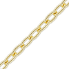 Bulk / Spooled Elongated Cable Chain in 14K & 18K Yellow Gold (0.75 mm - 5.90 mm)