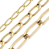Bulk / Spooled Elongated Curb Chain in 14K Gold-Filled (2.50 mm - 5.30 mm)