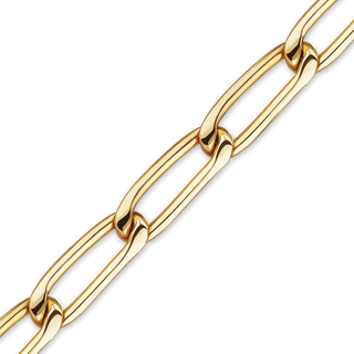 Bulk / Spooled Elongated Curb Chain in 14K Gold-Filled (2.90 mm - 5.10 mm)