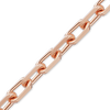 Bulk / Spooled Elongated Diamond Cut Cable Chain in 14K Pink Gold (1.00 mm - 2.60 mm)