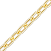 Bulk / Spooled Elongated Semi-Solid Cable Chain in 14K & 18K Yellow Gold (1.00 mm - 5.80 mm)
