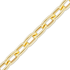 Bulk / Spooled Elongated Hollow Cable Chain in 14K & 18K Yellow Gold (1.00 mm - 5.80 mm)