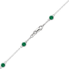 Bulk / Spooled Diamond by the Yard Cable Chain in 14K White Gold (Diamond Bezel: Every 1.5")