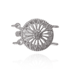 Round Filigree Flower Pearl Clasp (13 mm)