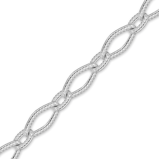Bulk / Spooled Textured Fancy Cable Chain in Sterling Silver (3.70 mm)