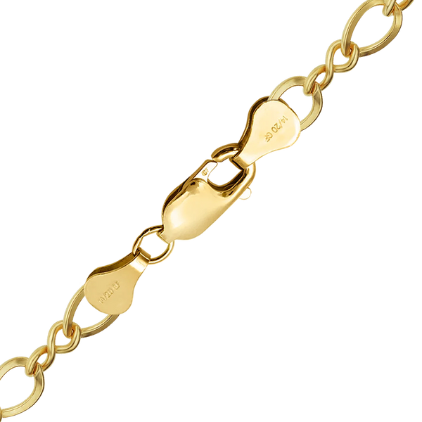 Finished Figure Eight Bracelet in 14K Gold-Filled (2.30 mm - 5.50 mm)