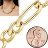 Bulk / Spooled Classic Figaro Chain in 14K Yellow Gold (1.50 mm - 11.50 mm)