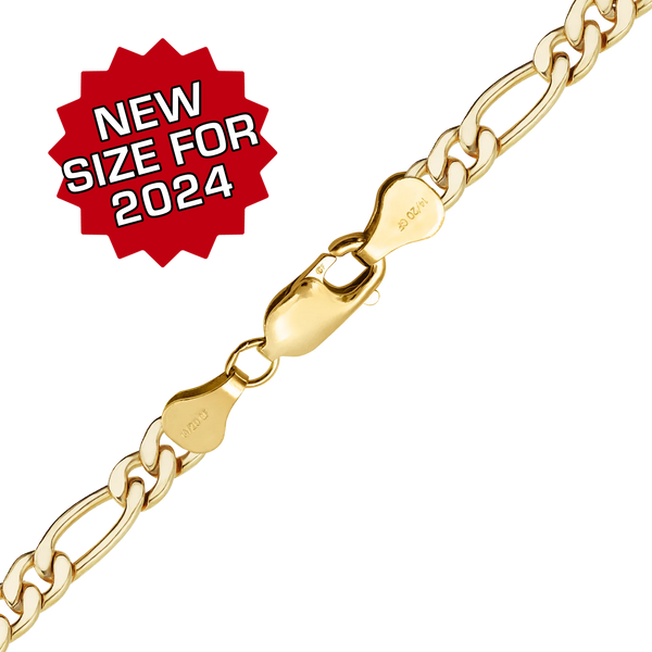 Finished Classic Figaro Bracelet in 14K Gold-Filled (1.50 mm - 5.00 mm)