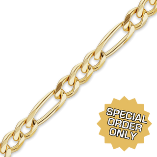 Special Order Only: Bulk / Spooled Classic Figaro Chain in 14K and 18K Gold