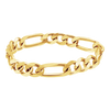 Classic Figaro Chain Ring in 14K Yellow Gold (Sizes 4-12) (2.25 mm - 5.8 mm)