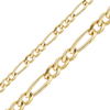 Bulk / Spooled Classic Figaro Chain in 10K Yellow Gold (3.00 mm - 4.75 mm)