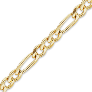 Bulk / Spooled Classic Figaro Chain in 10K Yellow Gold (1.50 mm - 3.00 mm)