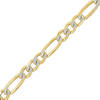 Bulk / Spooled Classic Figaro Chain in 14K Two Tone Gold (1.80 mm - 3.00 mm)