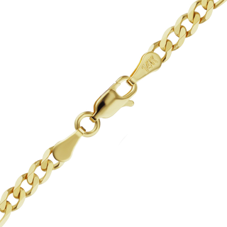 Finished Classic Figaro Necklace in 10K Yellow Gold (3.00 mm)