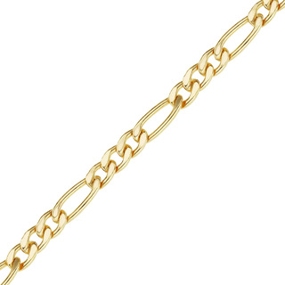 Bulk / Spooled Classic Figaro Chain in 14K Gold-Filled (1.50 mm - 5.00 mm)