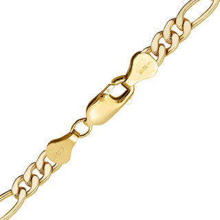 Finished Classic Figaro Bracelet in 14K Gold-Filled (1.50 mm - 5.00 mm)